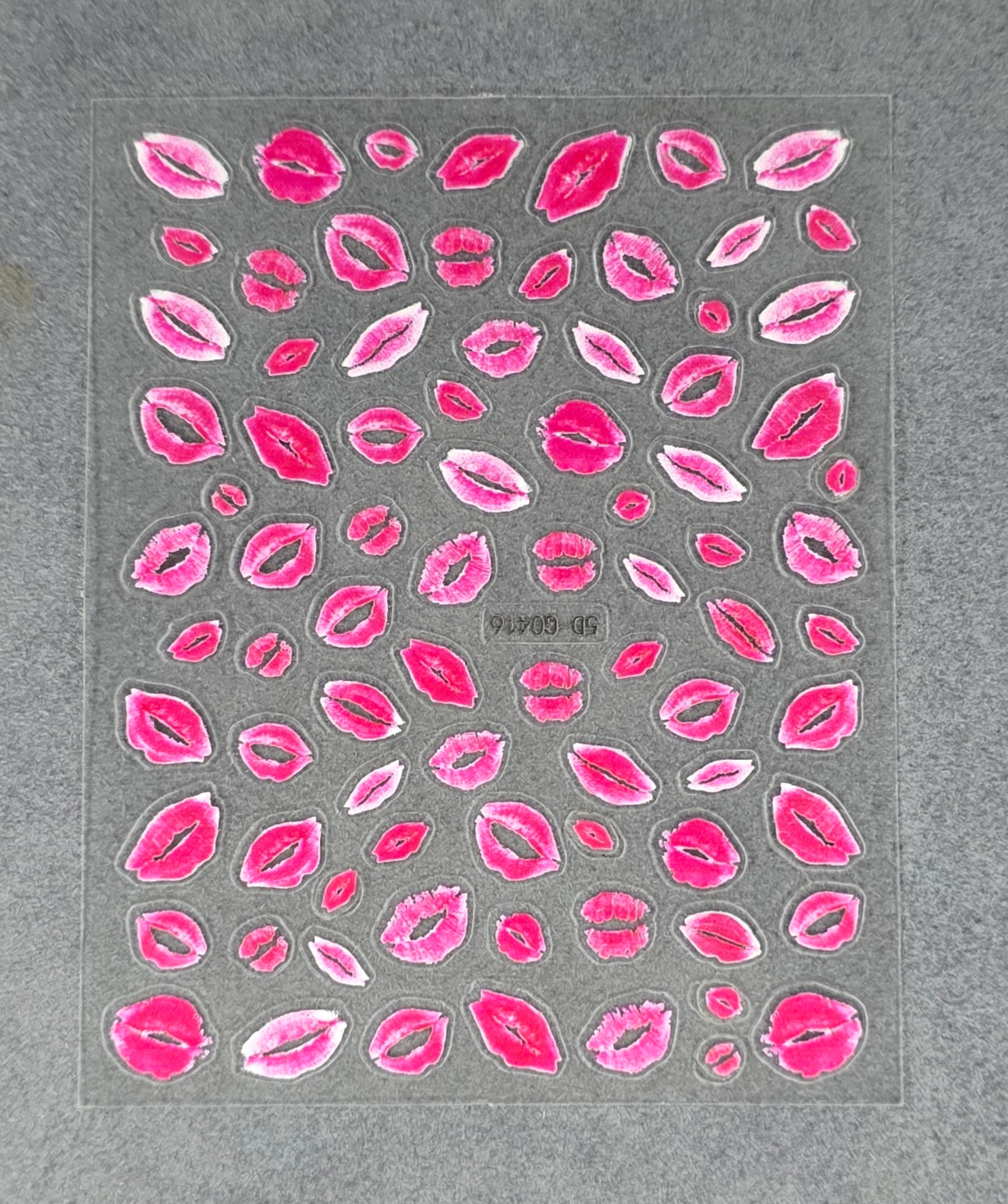 1 Pout Perfect 5D Lip Kiss Nail Sticker