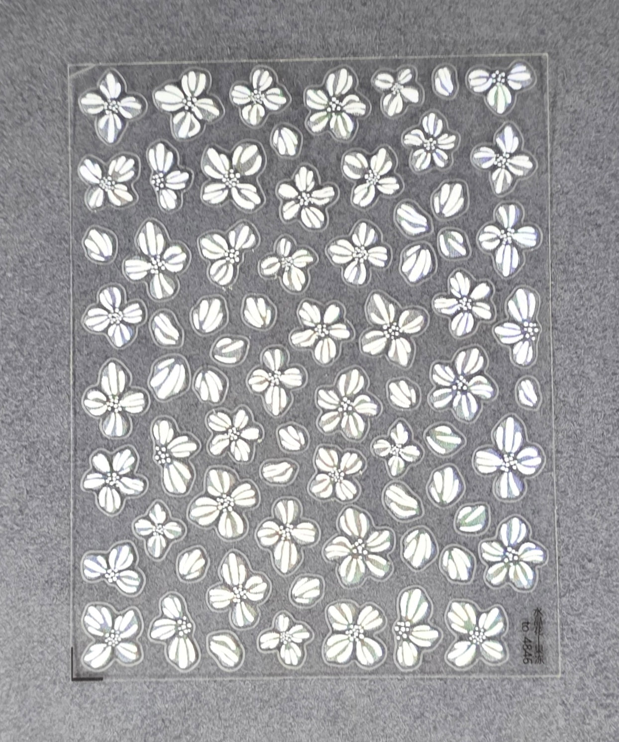 Pearl Bloom 3D Nail Sticker