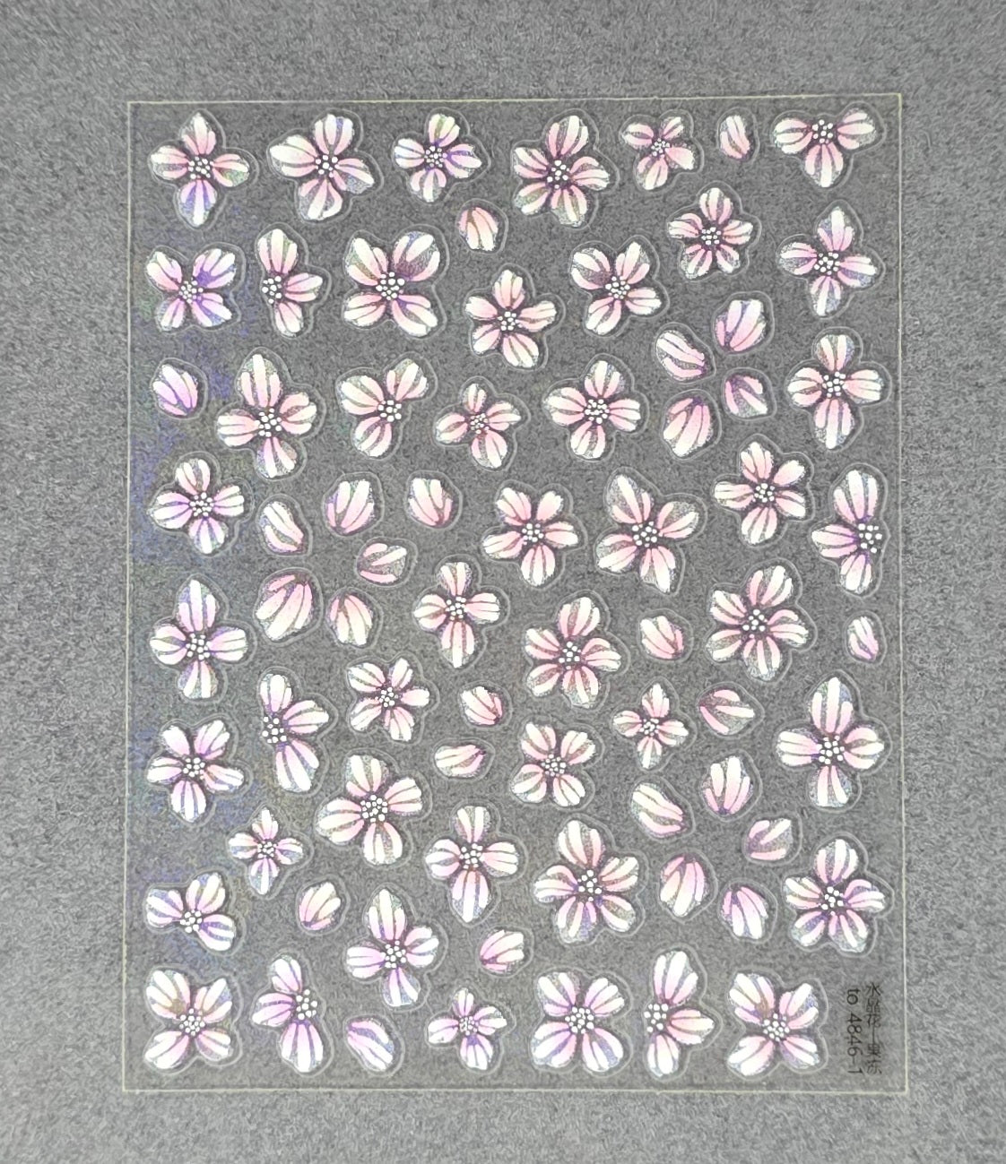 Pearl Bloom 3D Nail Sticker