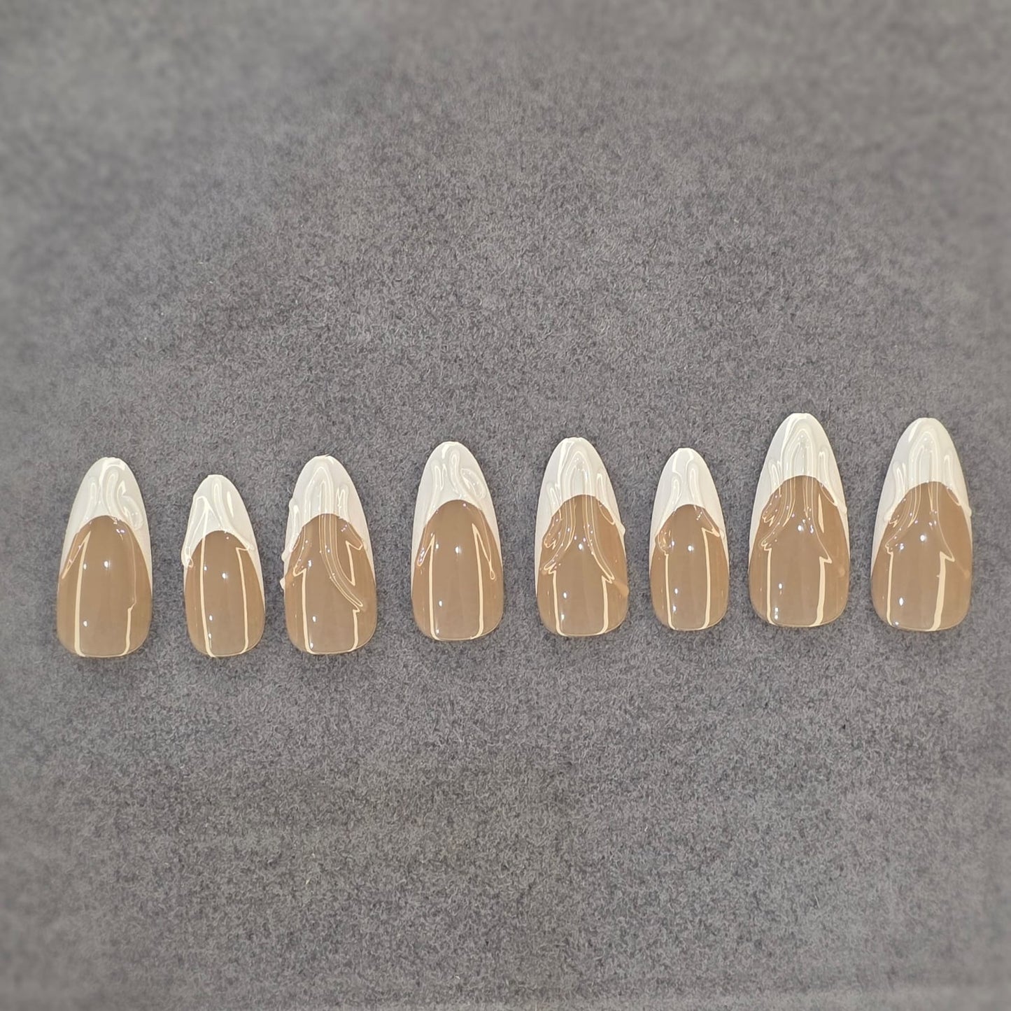 Glossy White French Tips