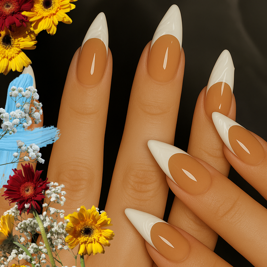Glossy White French Tips